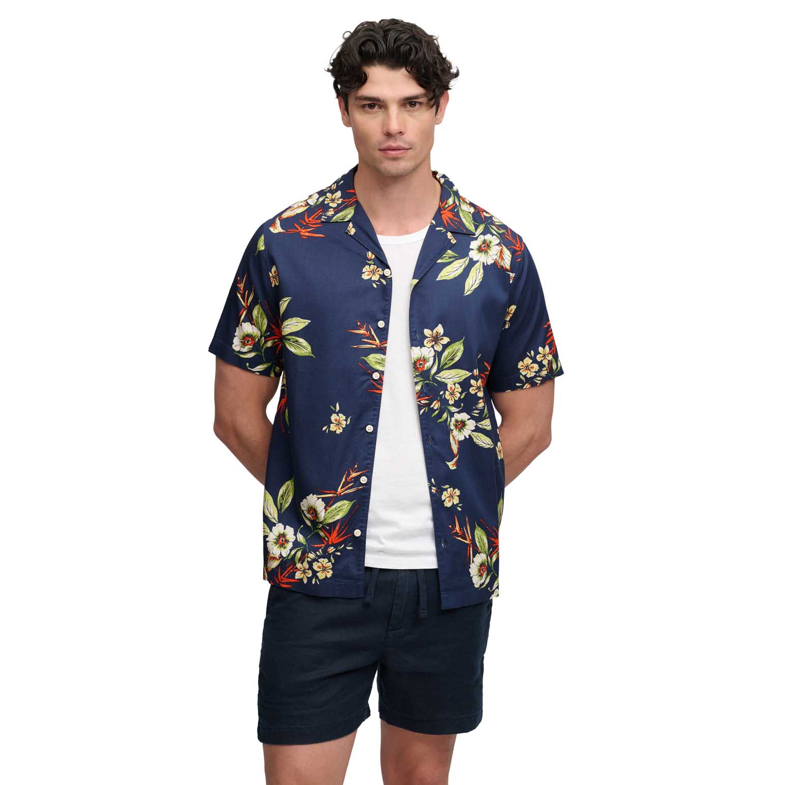 Superdry Hawaiian Print Short Sleeve Shirt